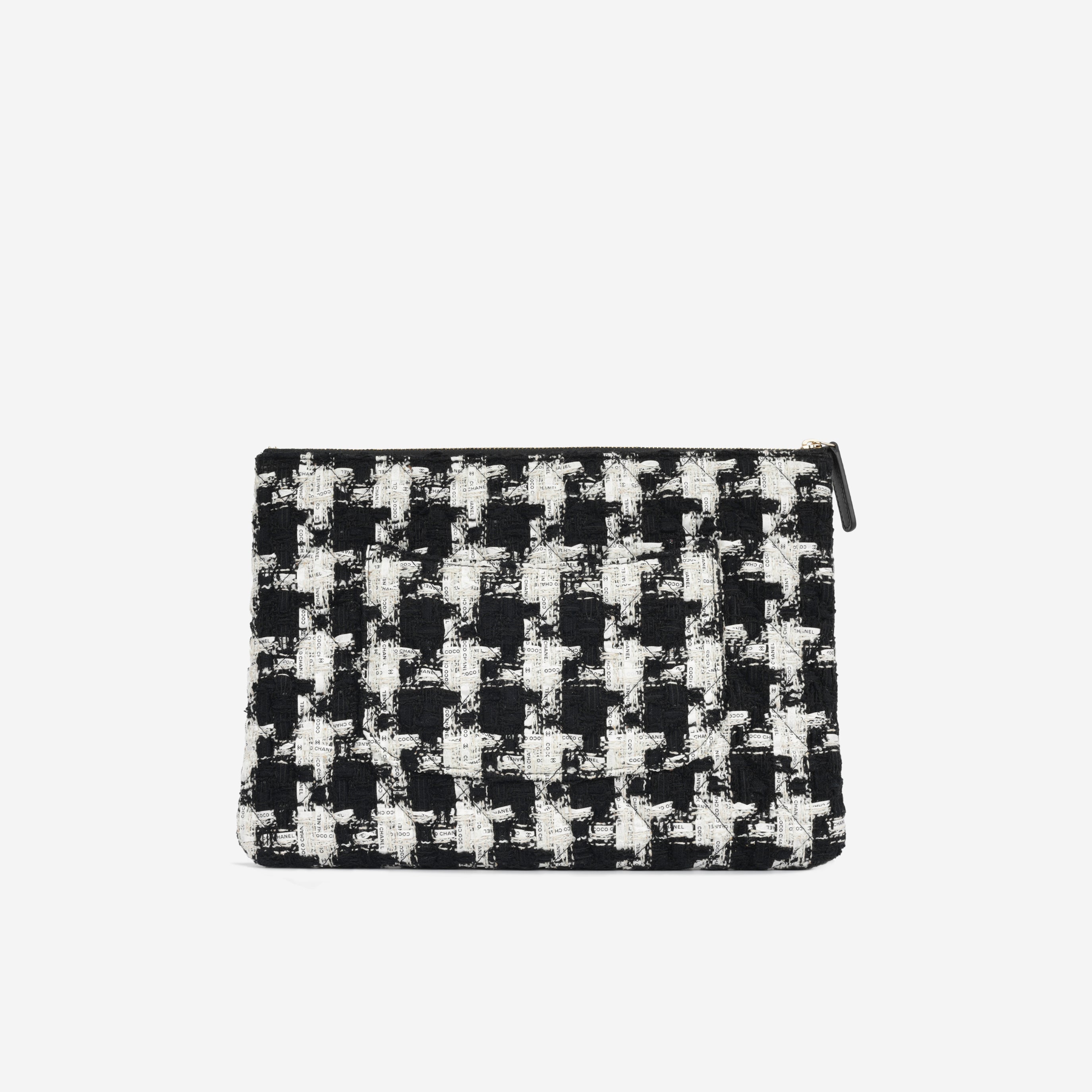 Chanel Quilted Tweed O-case