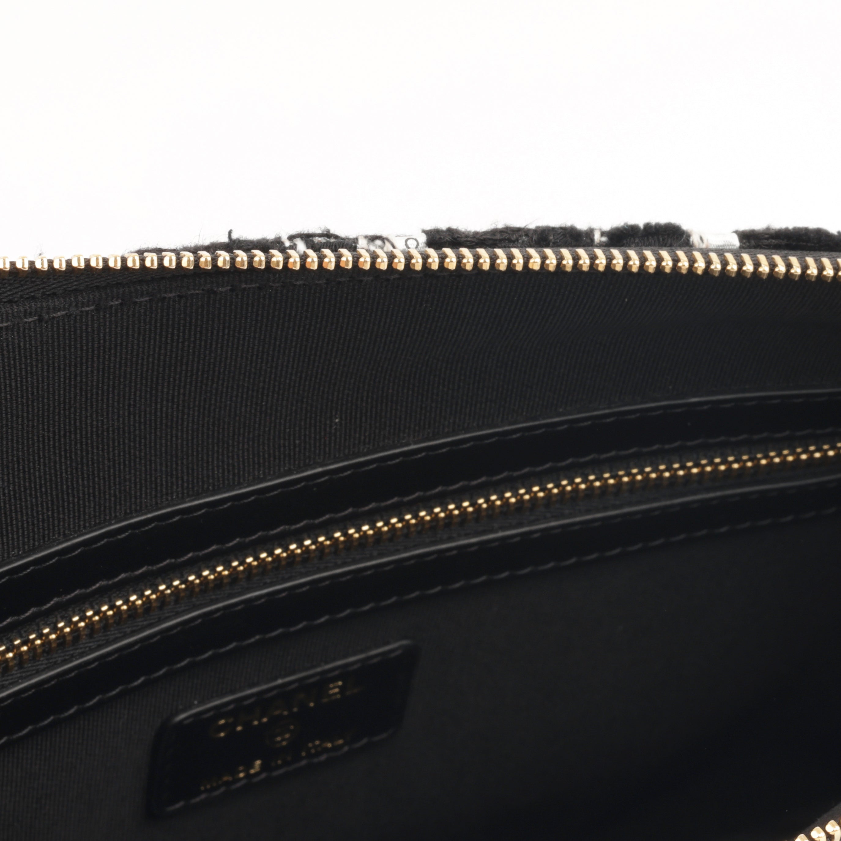 Chanel Quilted Tweed O-case