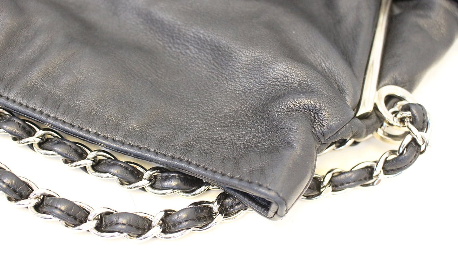 CHANEL Large Ultimate Soft Hobo Black Leather Bag