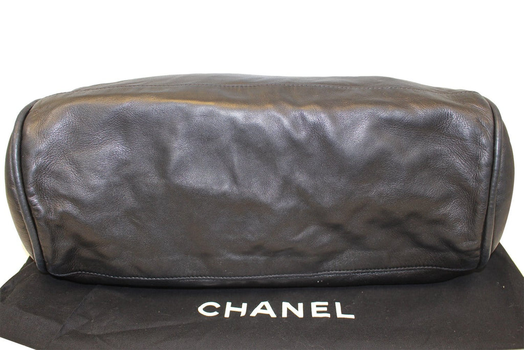 CHANEL Large Ultimate Soft Hobo Black Leather Bag