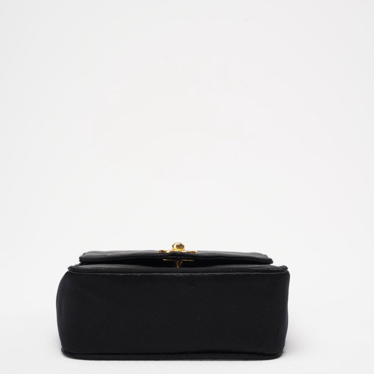 Chanel Timeless Chevron Mini Square Silk Dark Blue
