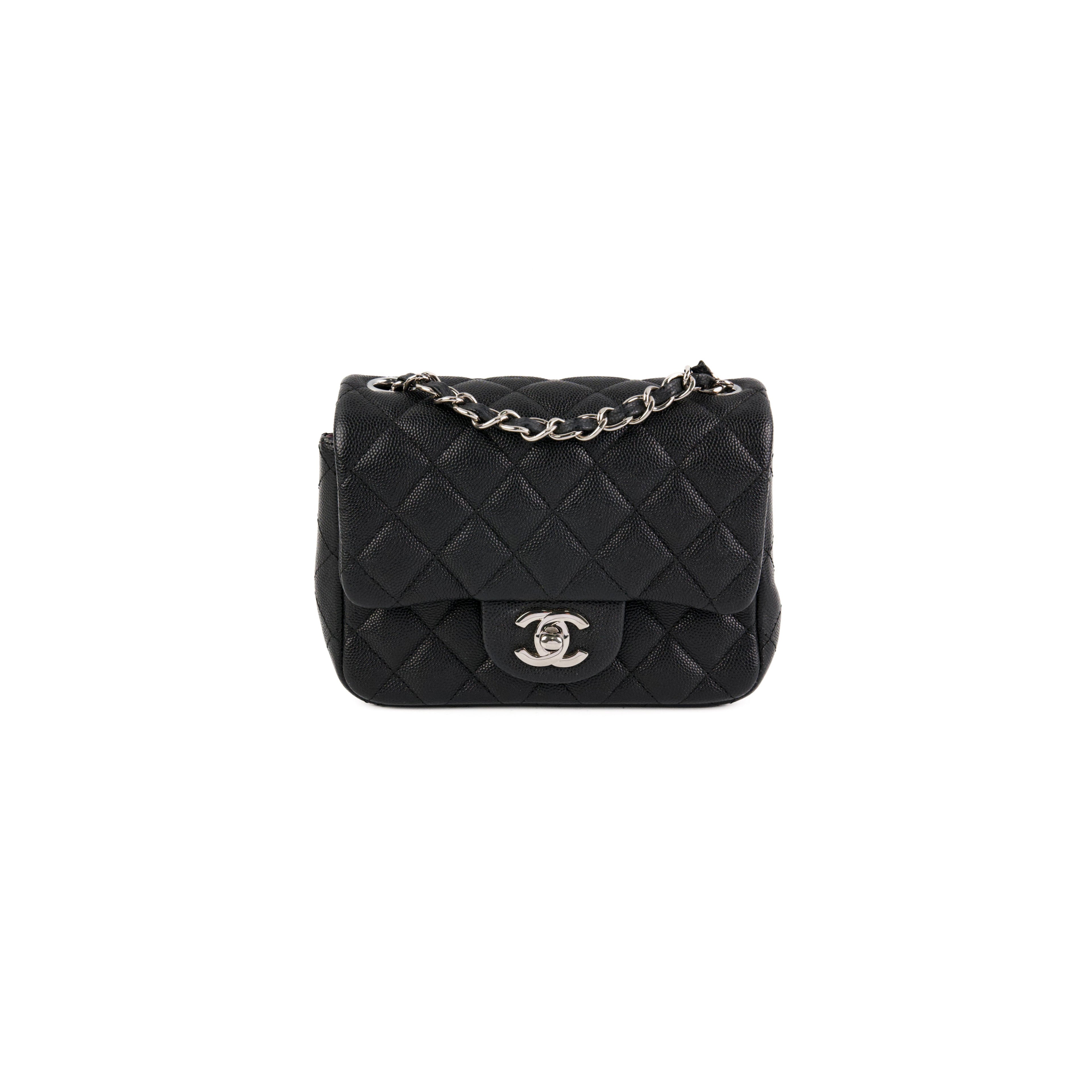 ITEM 18 - Chanel Mini Square Black Caviar