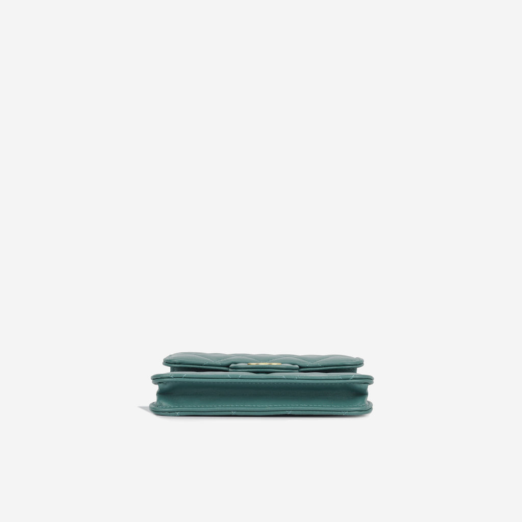 Chanel Micro Top Handle - Dark Teal
