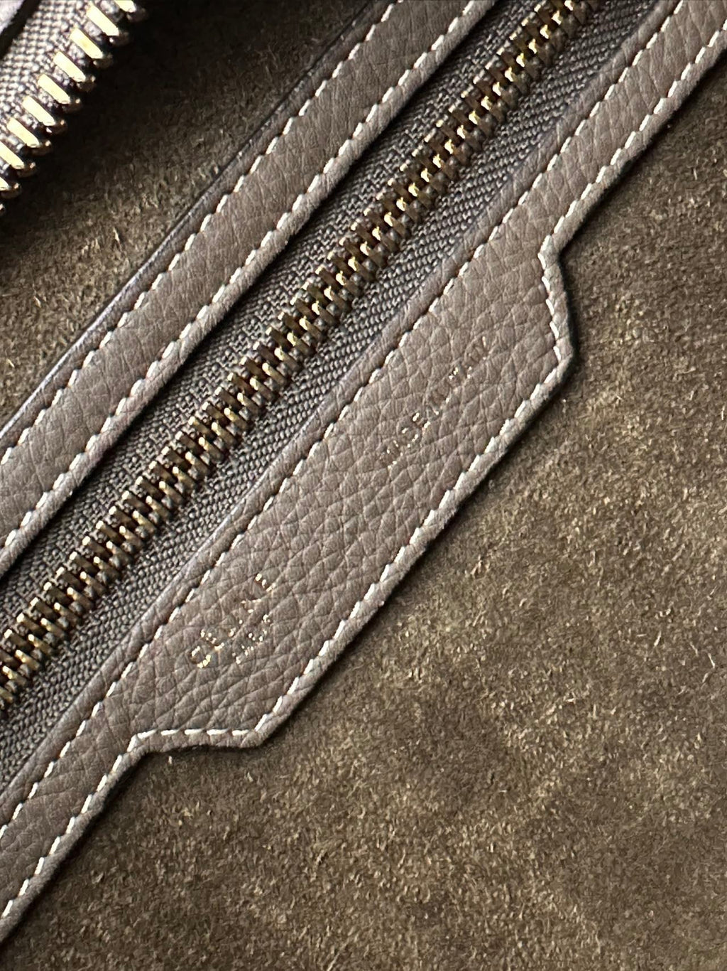 Céline Classic Luggage Handbag Gray
