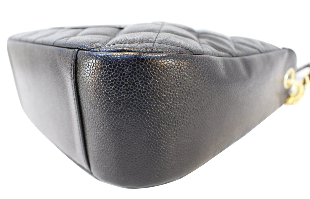 Chanel Shoulder Bag - CHANEL Sac Divers Caviar Large Handbag