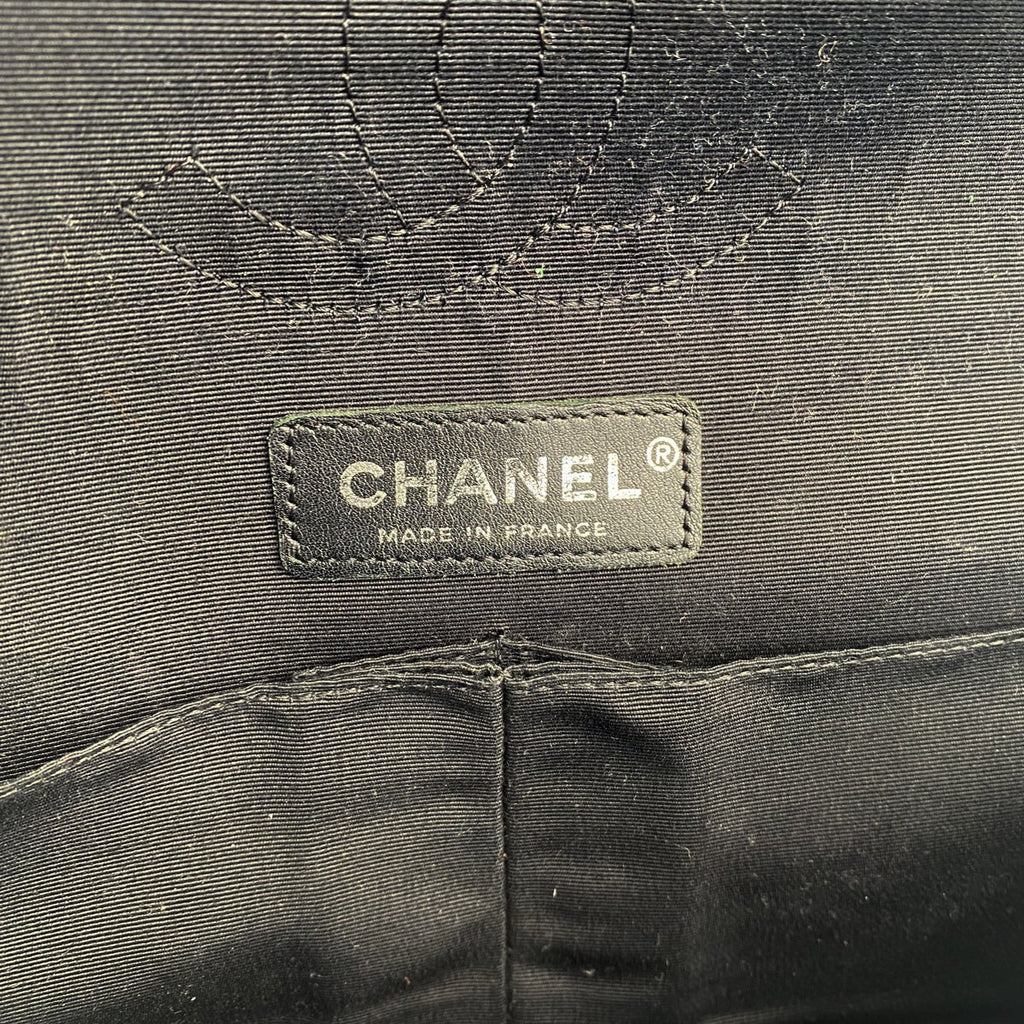 Chanel Quilted Sequins Tweed Flap Bag