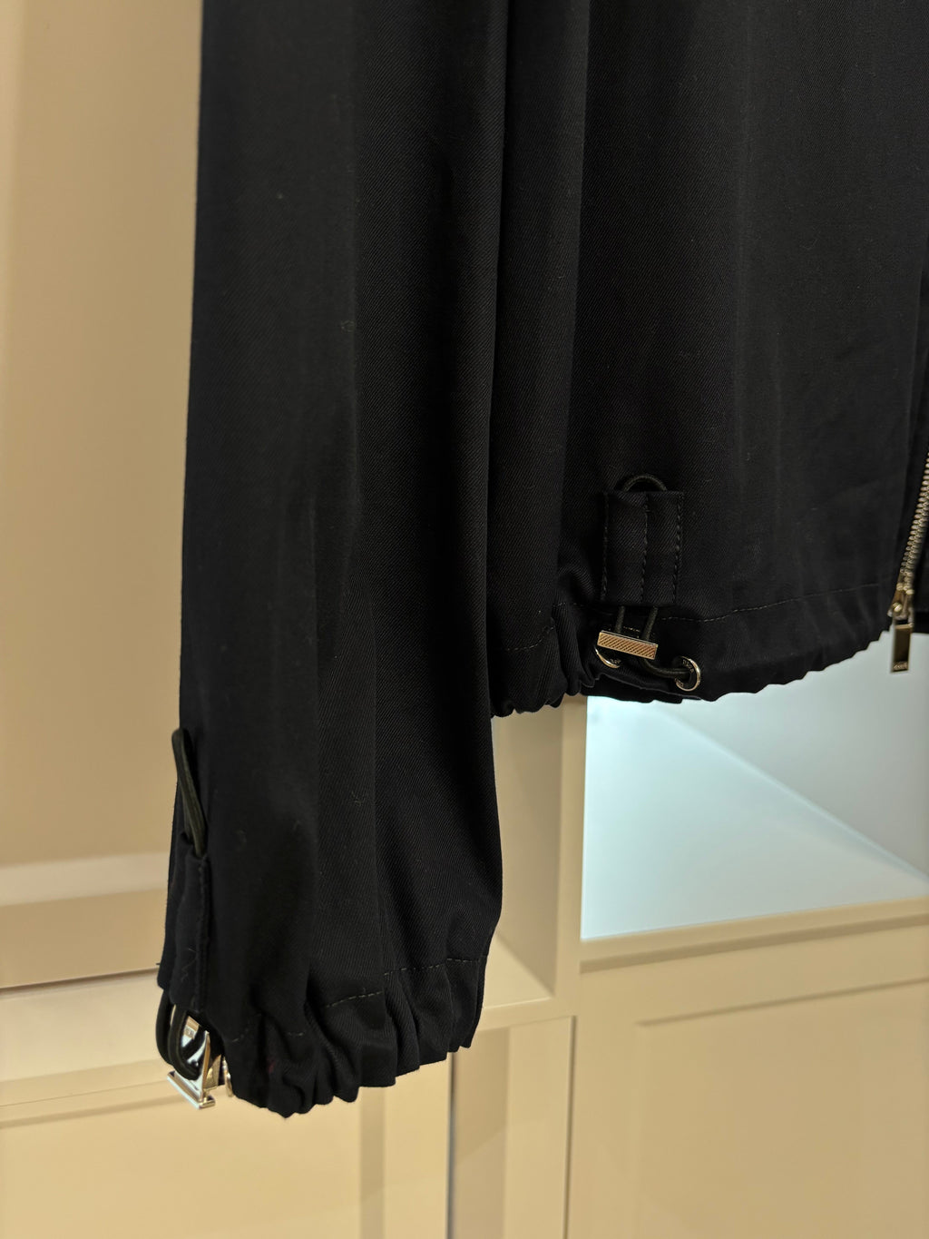 Dior Diamond Zipped Blouson Jacket Size 52