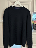 Louis Vuitton Blue Crew Neck Sweater Size L
