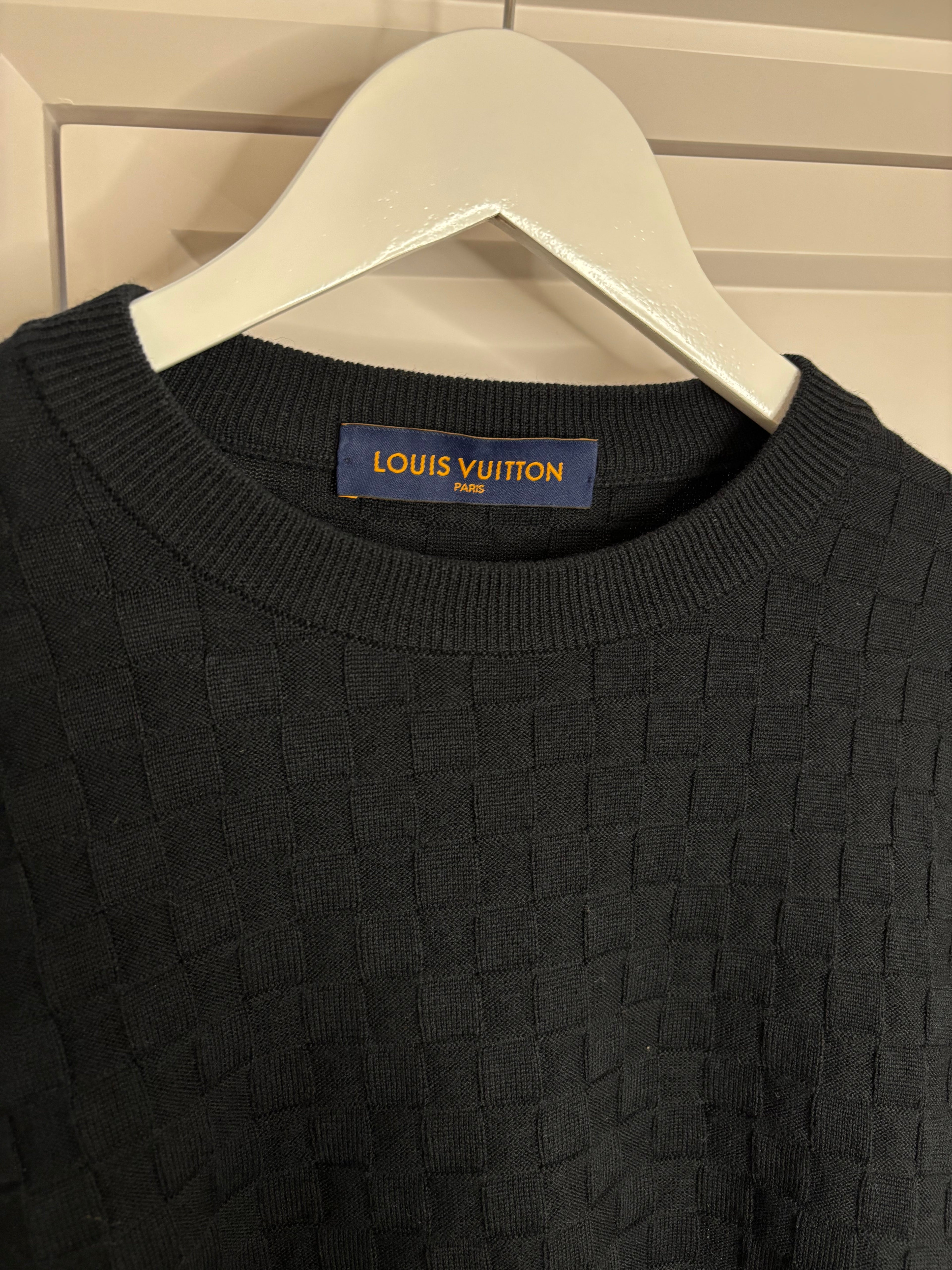 Louis Vuitton Blue Crew Neck Sweater Size L