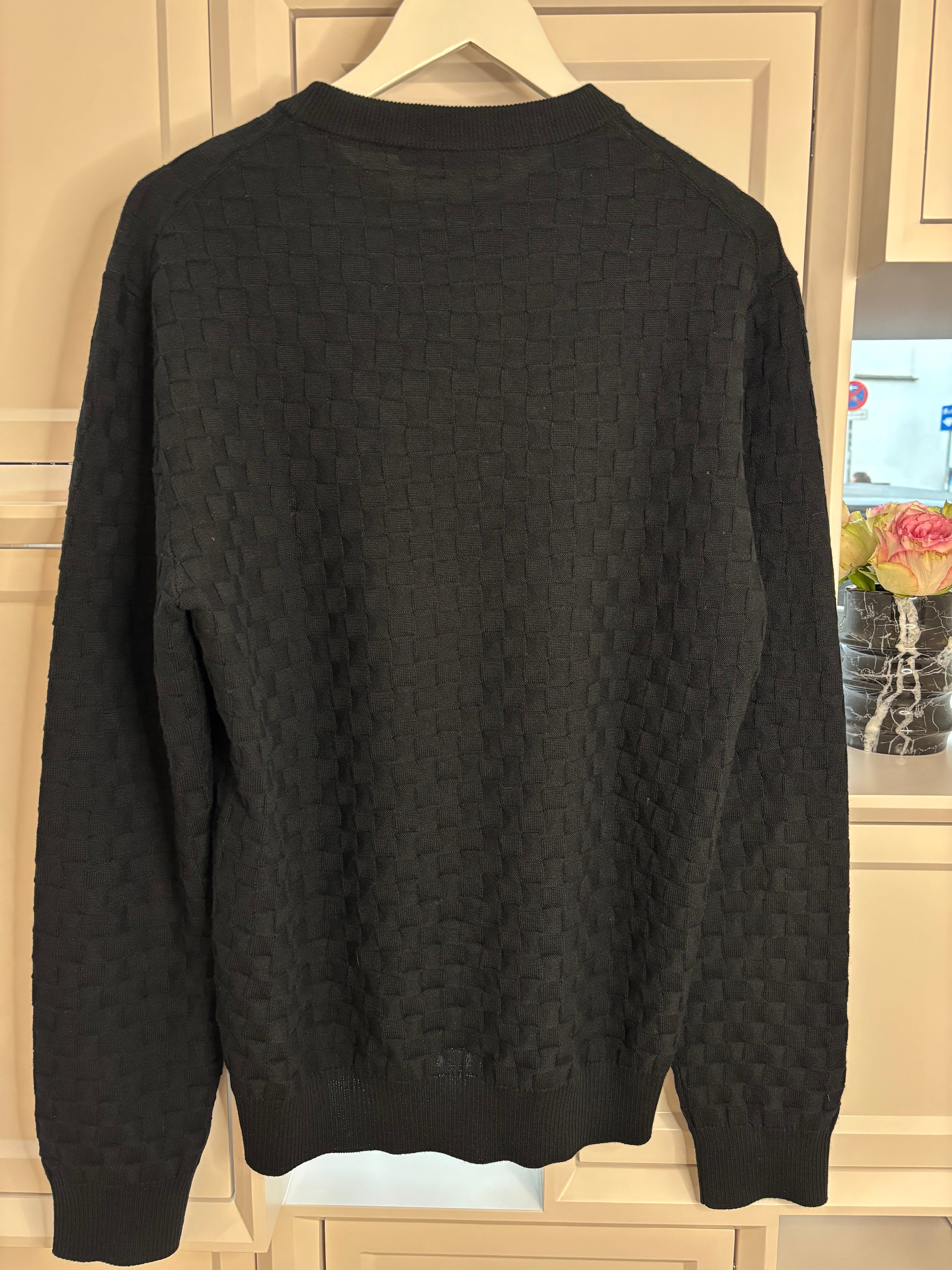 Louis Vuitton Blue Crew Neck Sweater Size L
