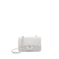 Chanel Mini Rectangular Flap Bag Lambskin Light Grey