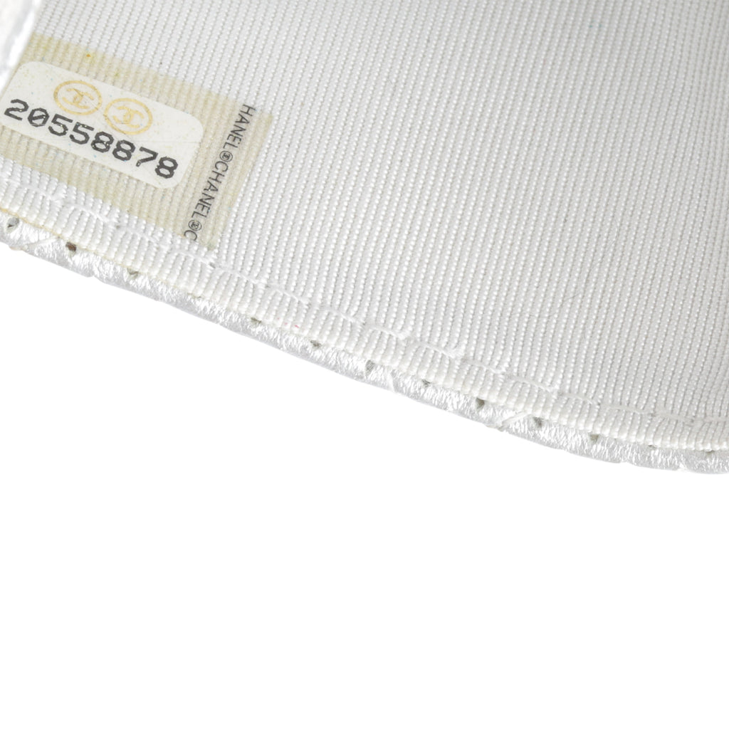 Chanel WOC - Perforated Silver