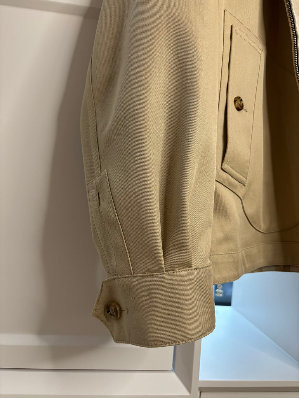 Burberry Beige Reversible London Riders Jacket 40
