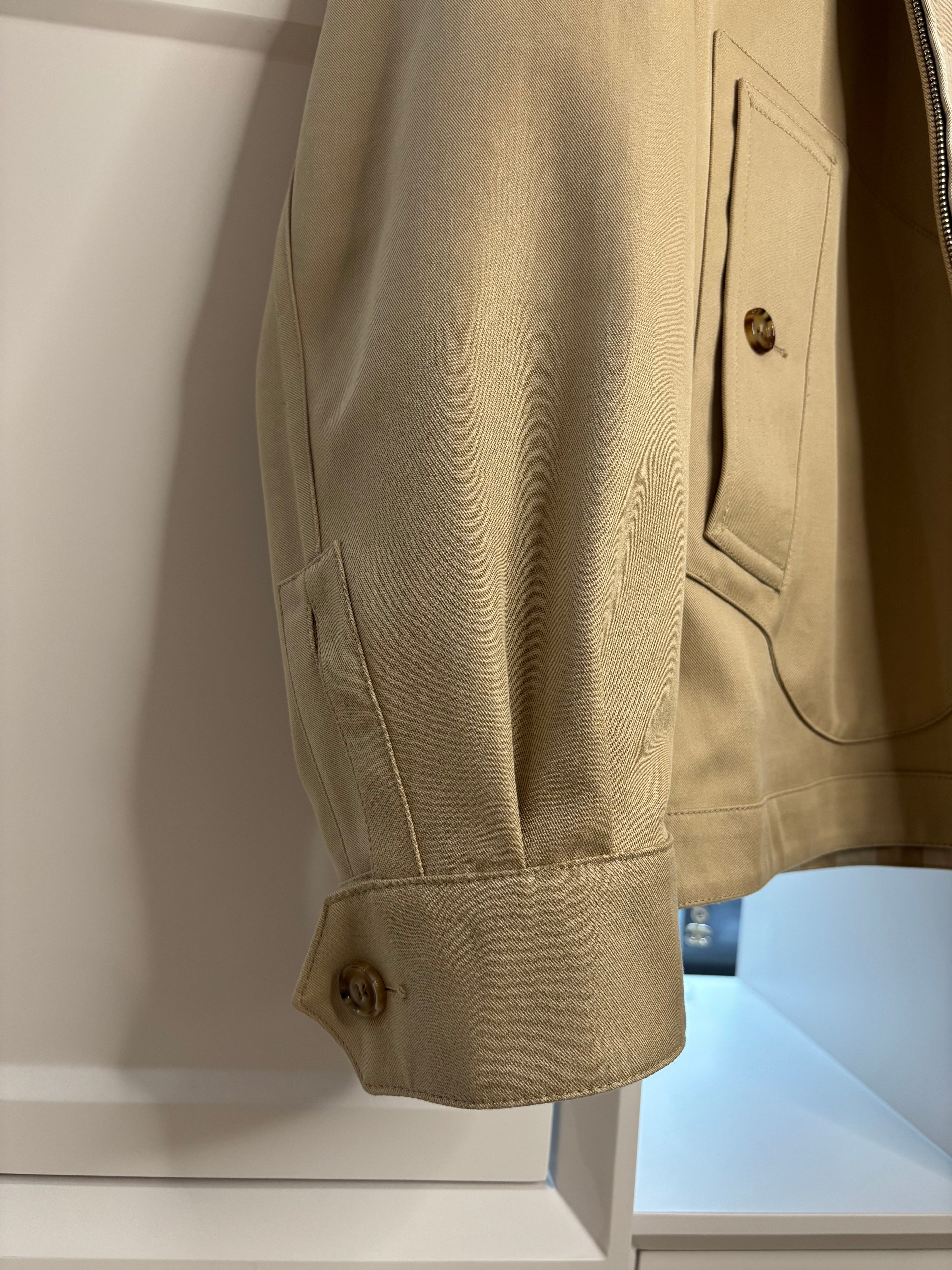 Burberry Beige Reversible London Riders Jacket 40