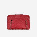 Chanel Zip Messenger - Red Lambskin