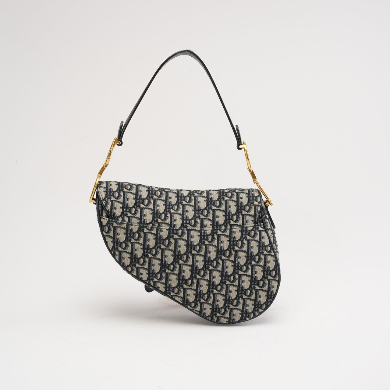 Dior Saddle Medium Canvas Blue / White 2020