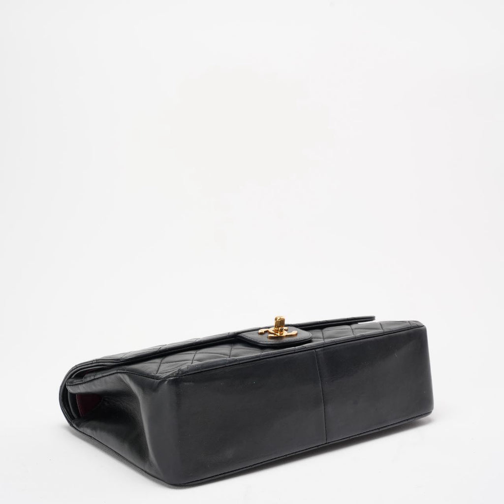 Chanel Vintage Black Timeless Classic Flap Bag 1990s