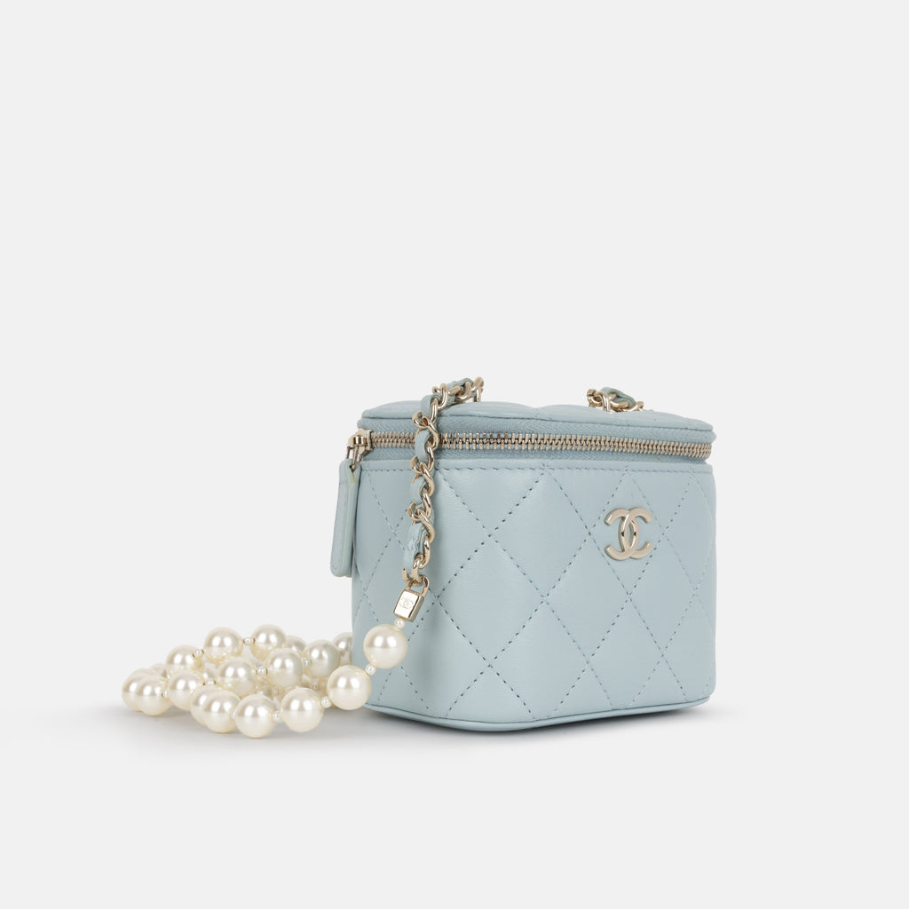 Chanel Mini Vanity on Pearl Chain