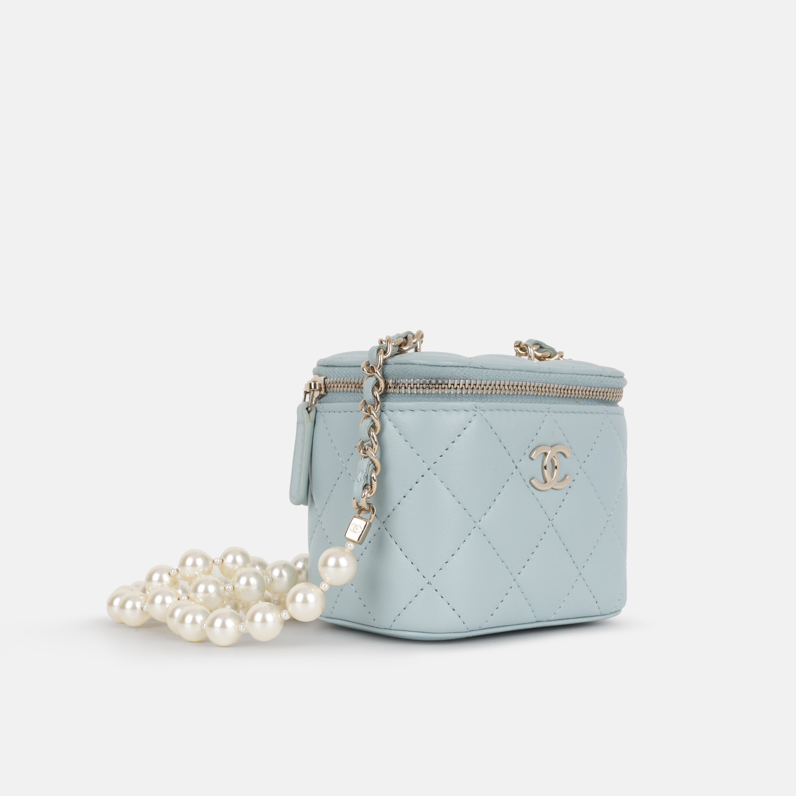 Chanel Mini Vanity on Pearl Chain