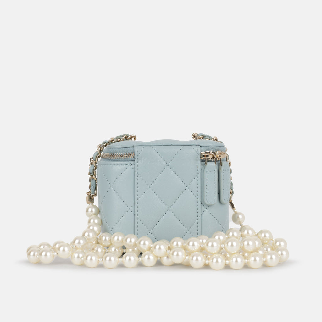 Chanel Mini Vanity on Pearl Chain