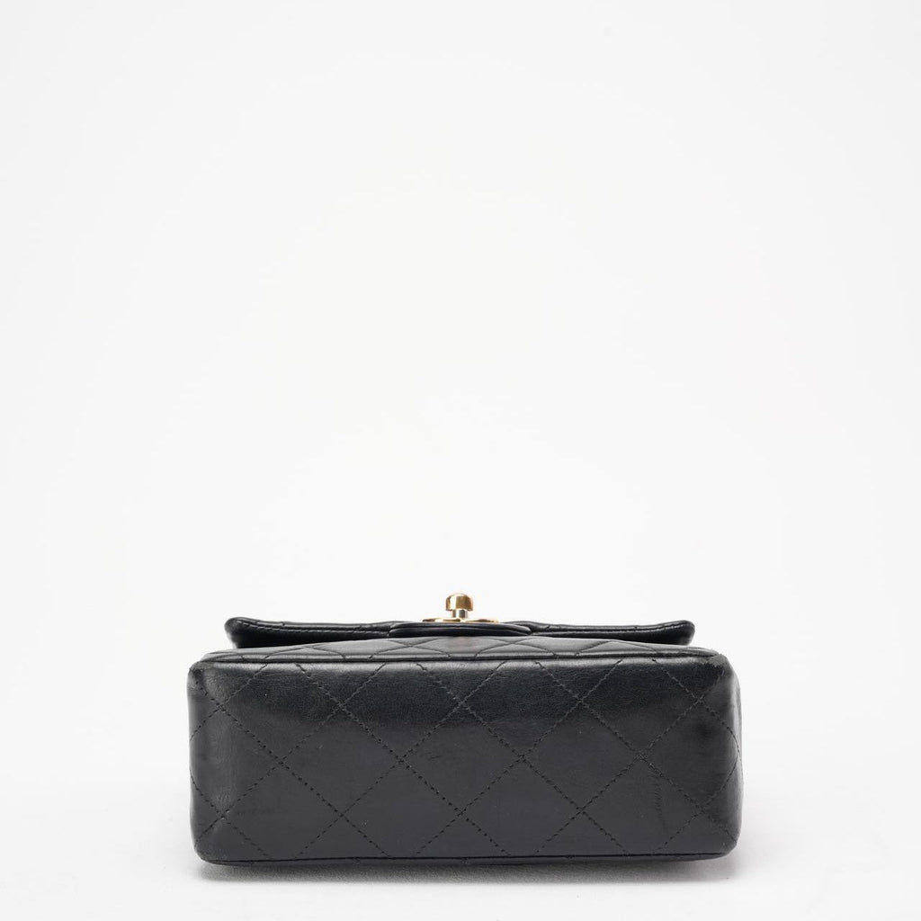 Chanel Black Vintage Mini Flap Square Bag 2000s