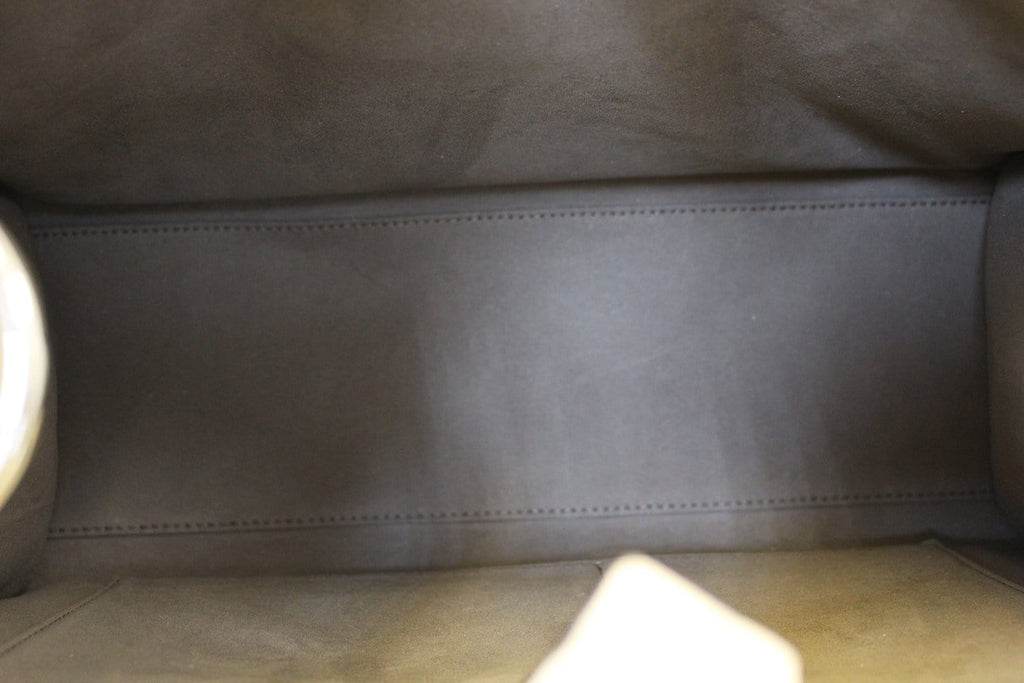 FENDI White Leather Runway Tote Bag