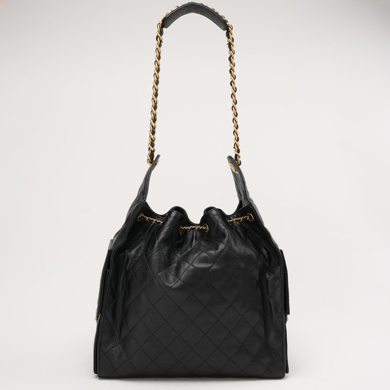 Chanel 25 Medium Grained Calfskin & Gold-Tone Black 2025