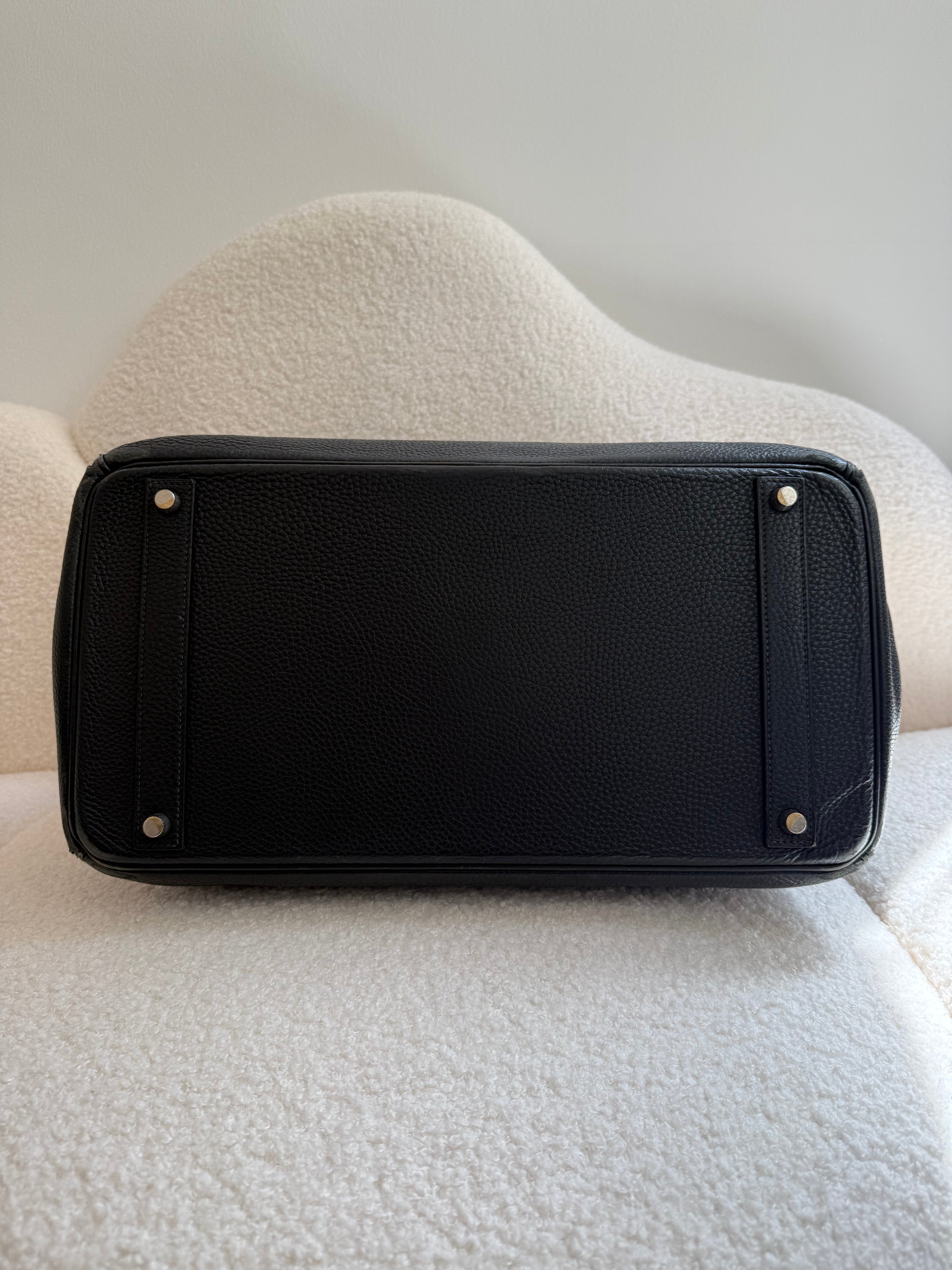Hermes Birkin 40 Togo Black Palladium 2005