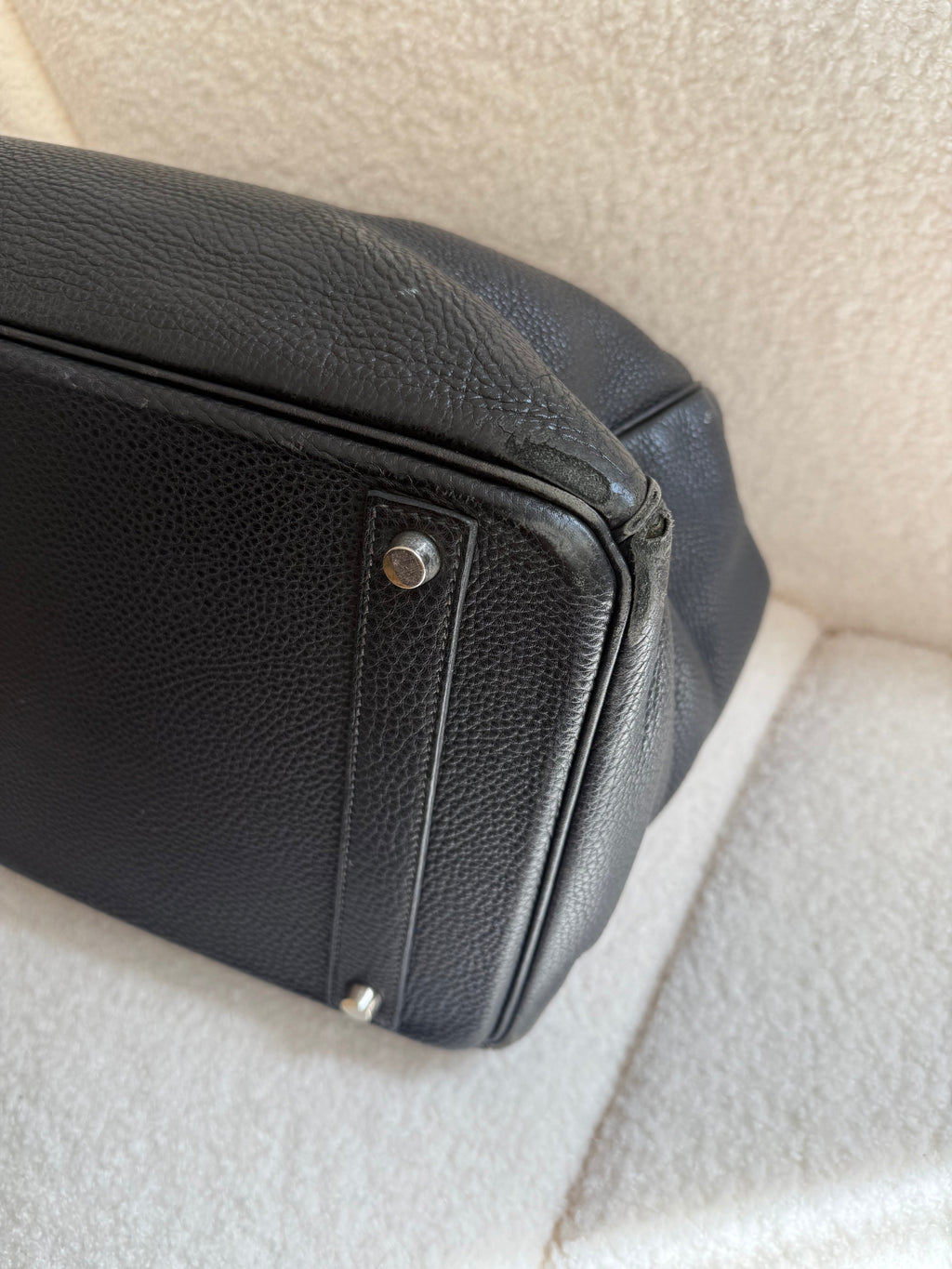 Hermes Birkin 40 Togo Black Palladium 2005