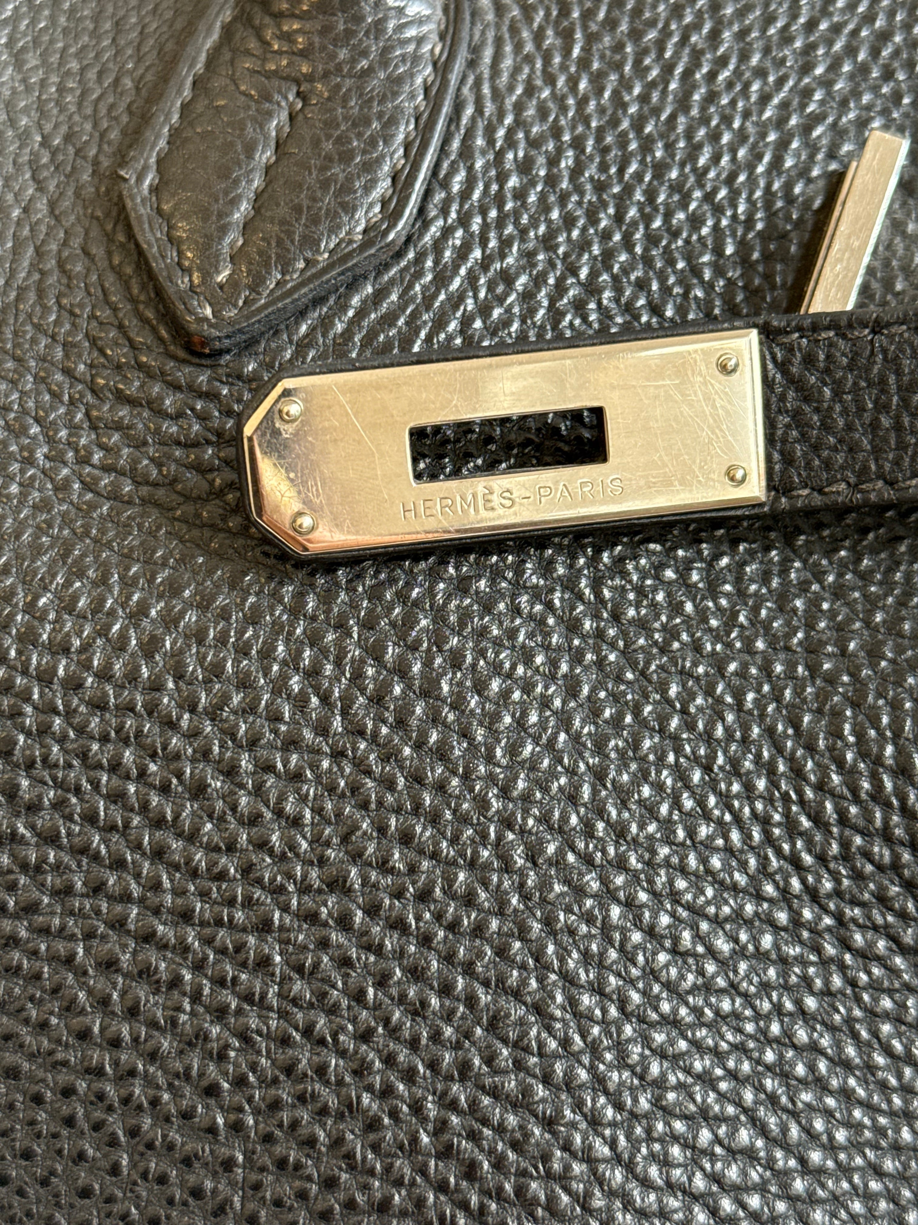 Hermes Birkin 40 Togo Black Palladium 2005
