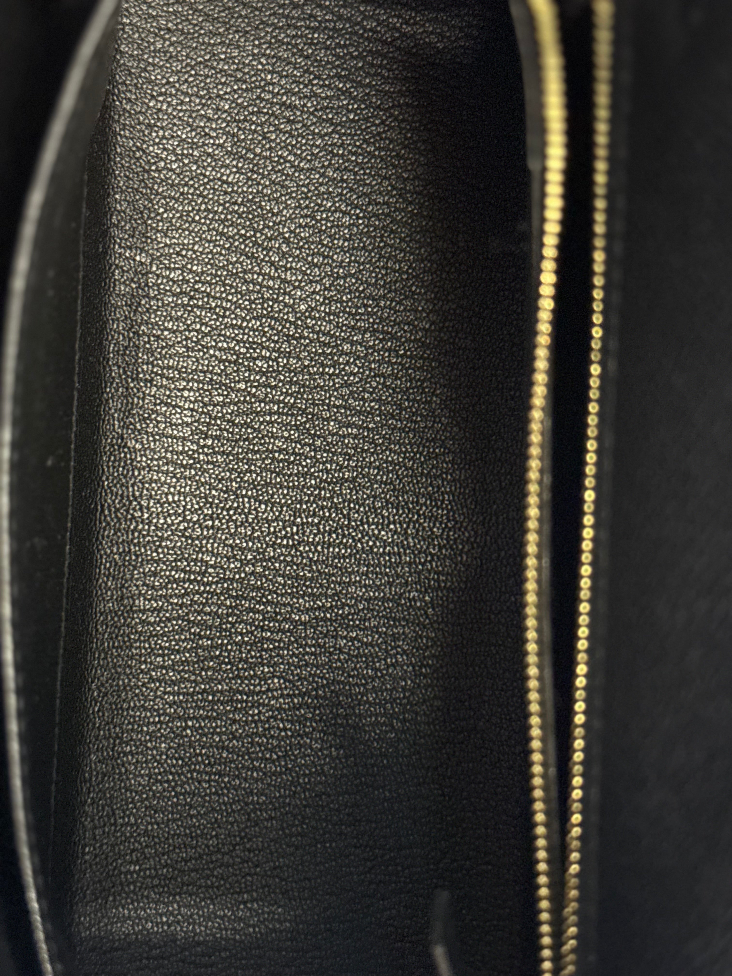 Hermes Sellier Kelly 25 Epsom Leather Black 2024