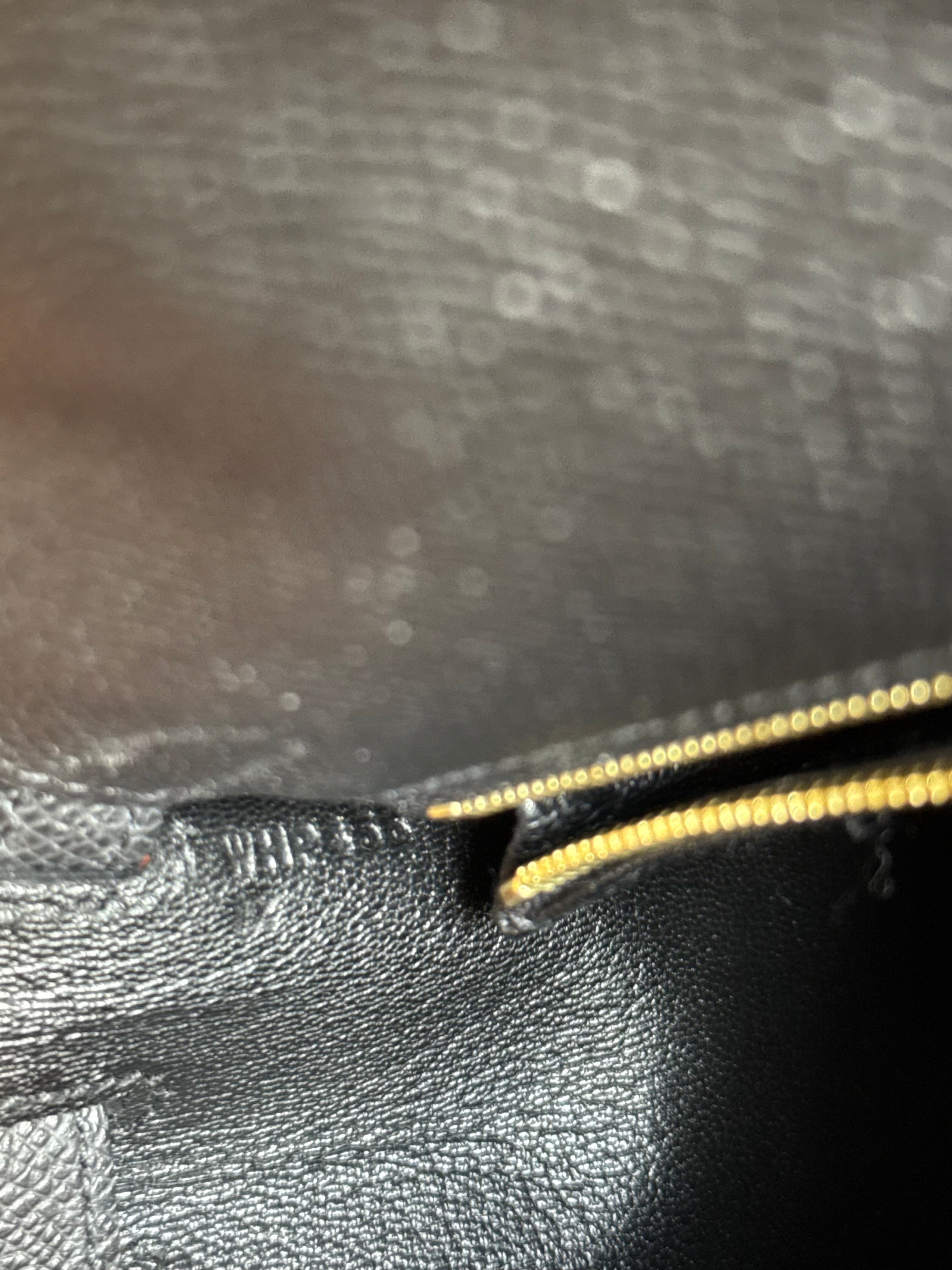 Hermes Sellier Kelly 25 Epsom Leather Black 2024