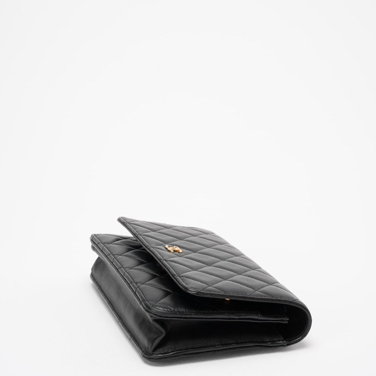 Chanel Black Wallet on Chain Bag Lambskin 2019