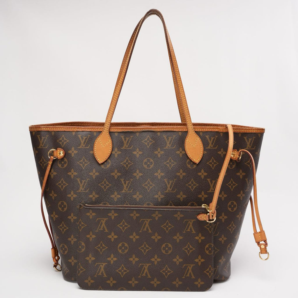 Louis Vuitton Monogram Neverfull MM Tote Bag 2014