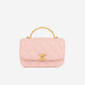 Chanel Seasonal Flap W/Logo Top Handle