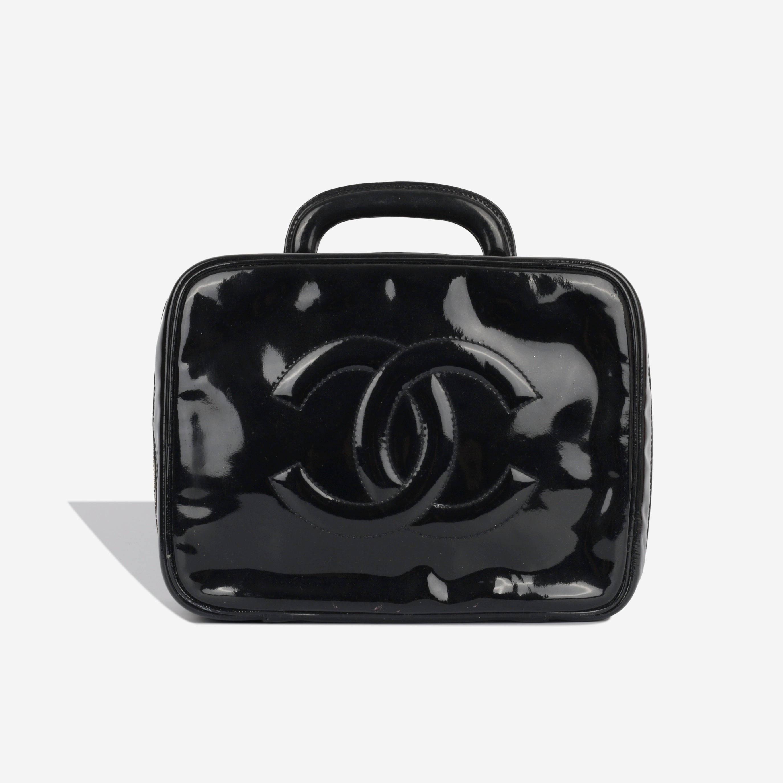 Chanel Vintage Zip Around Vanity Case
