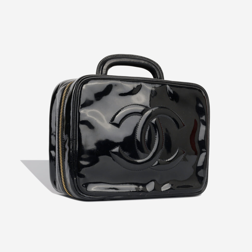 Chanel Vintage Zip Around Vanity Case