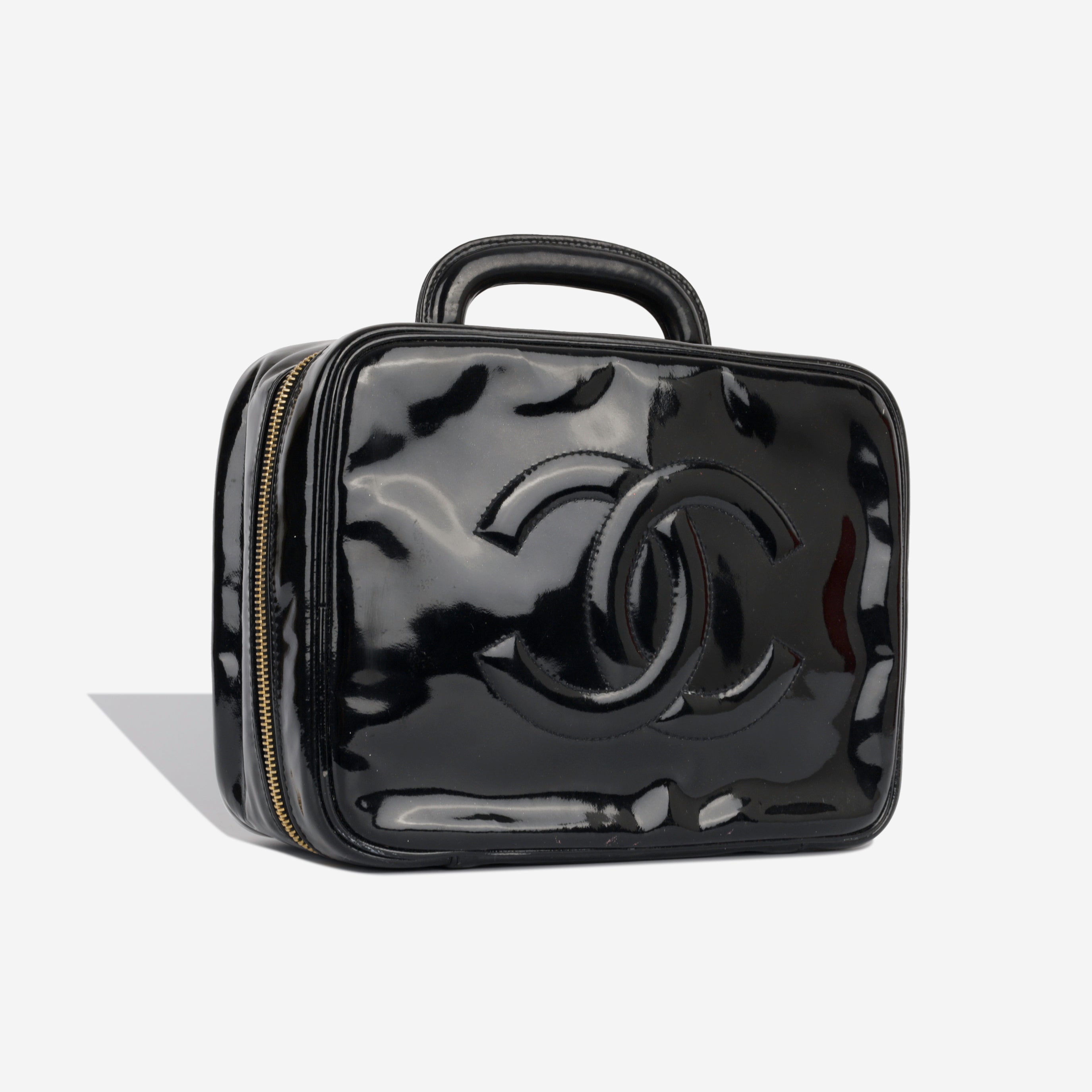 Chanel Vintage Zip Around Vanity Case