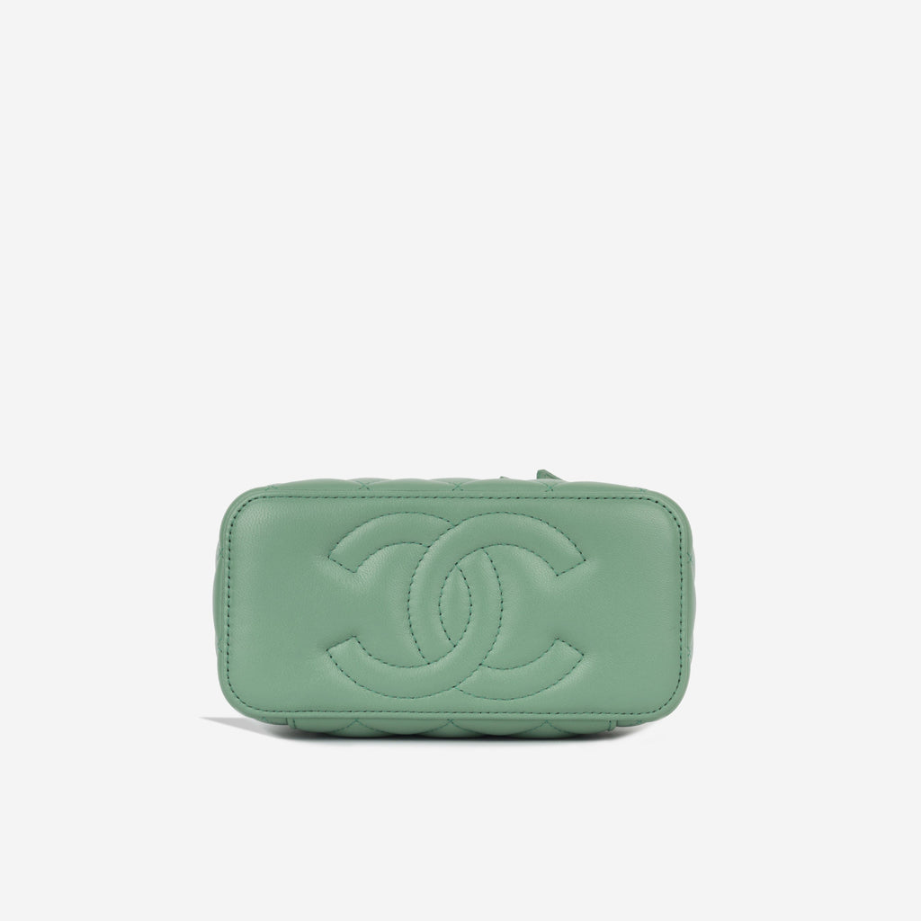 Chanel Small Vanity on Chain Pearl Crush