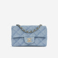 Chanel Mini Rectangular - Light Denim