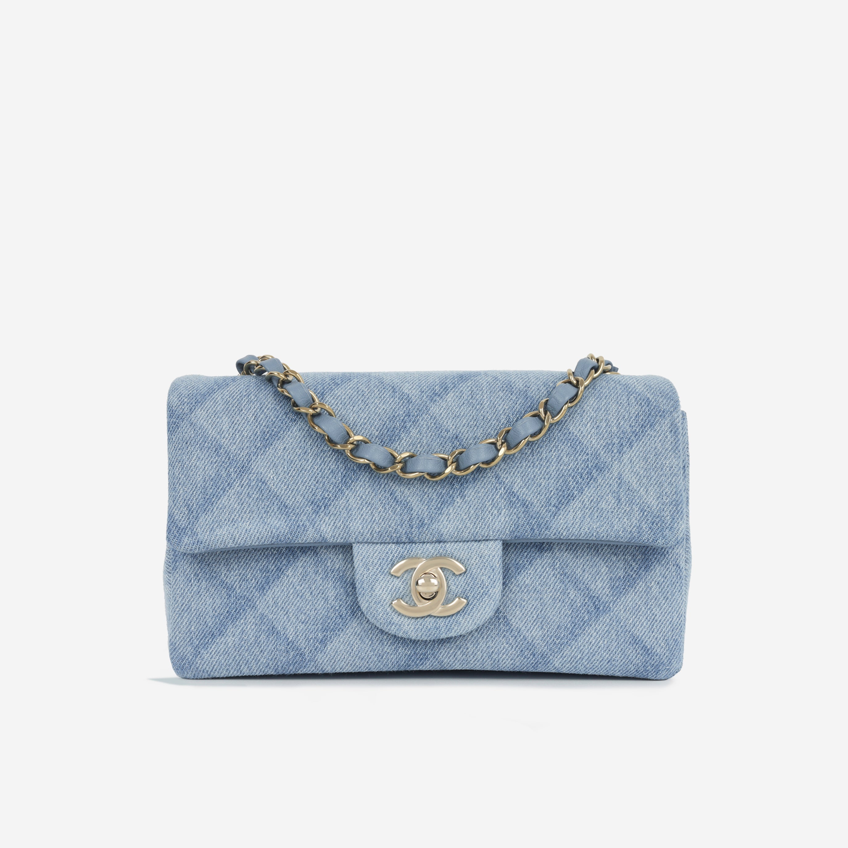 Chanel Mini Rectangular - Light Denim