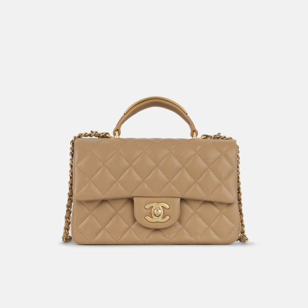 Chanel Mini Rectangular Plaque Top Handle