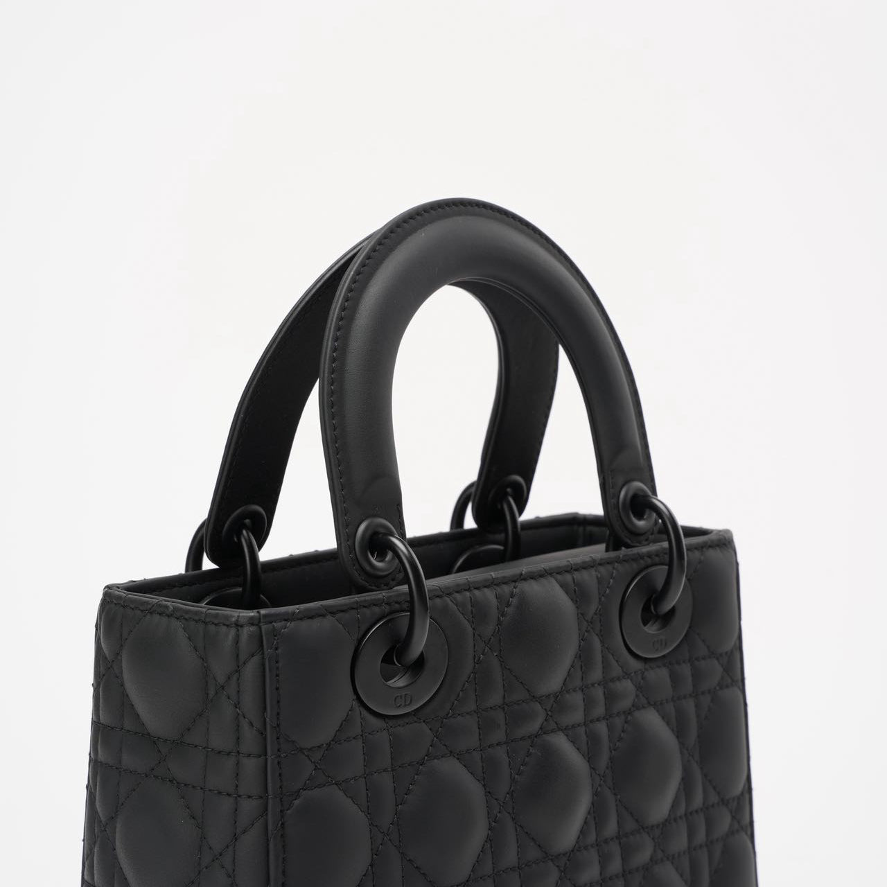 Christian Dior Cannage Small My ABC Dior Lady Dior Black