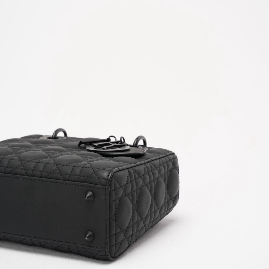 Christian Dior Cannage Small My ABC Dior Lady Dior Black