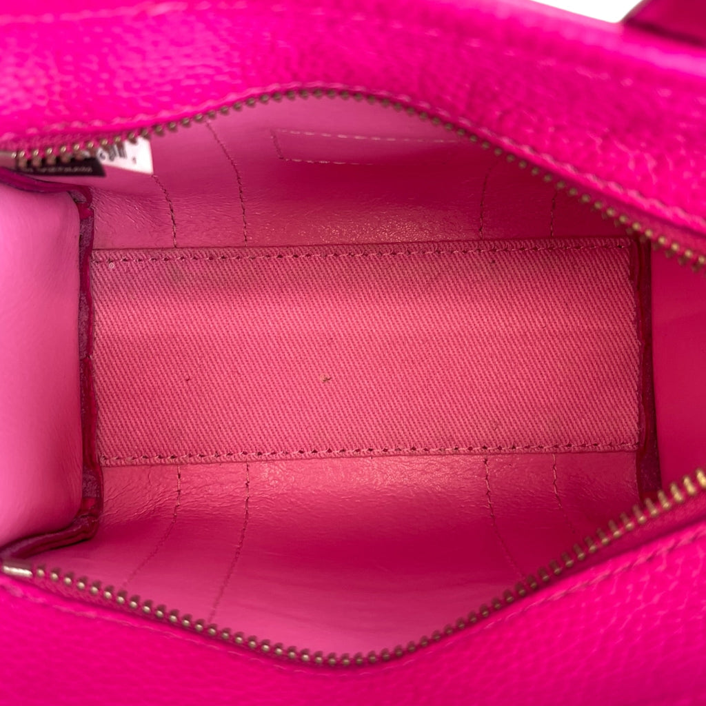 Marc Jacobs The Tote Bag Crossbody Raspberry Pink Leather