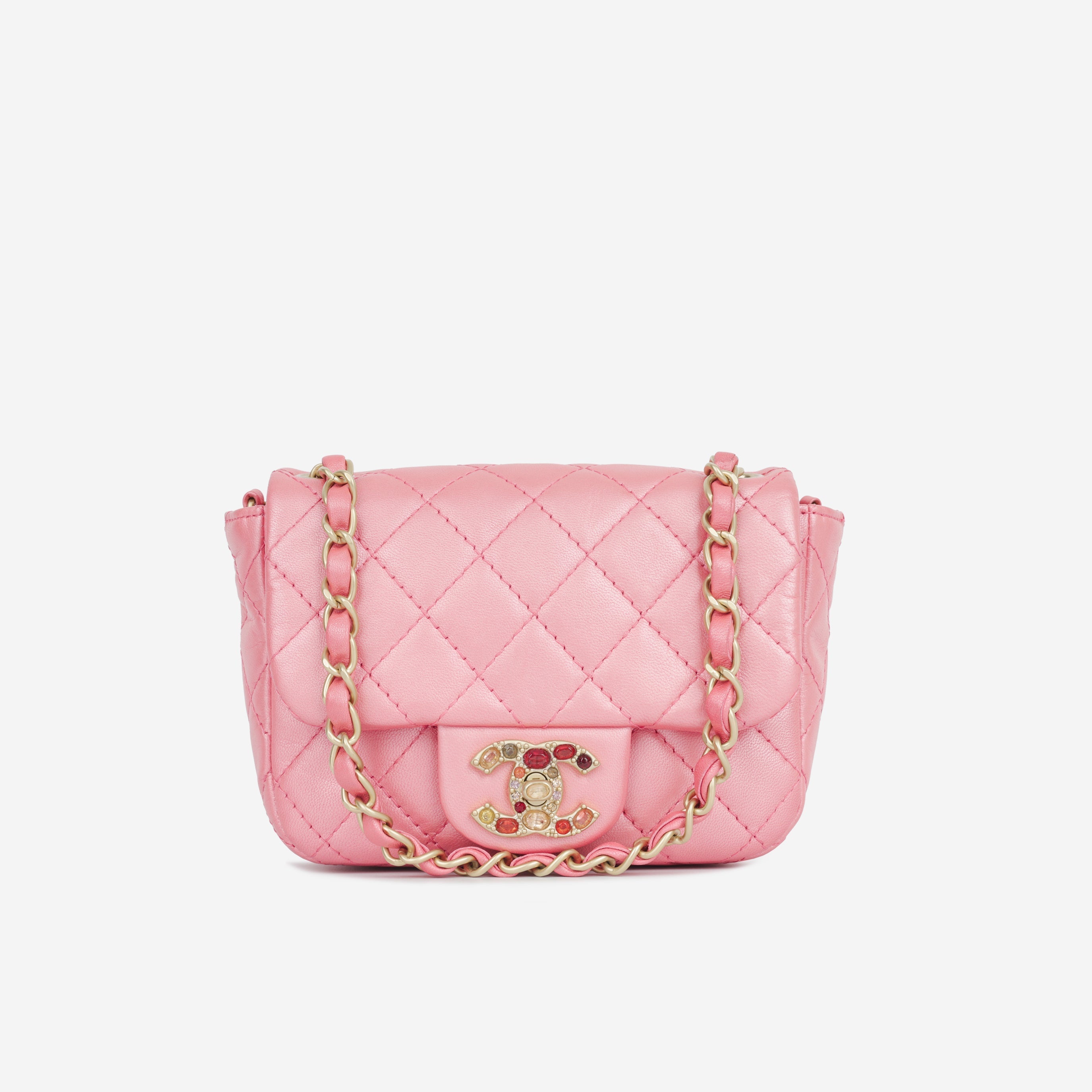 Chanel Mini Square Crystal Flap