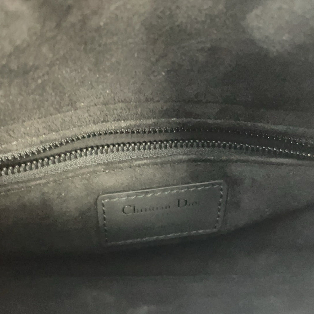 Christian Dior Matte Black Small Lady Dior Bag 2021