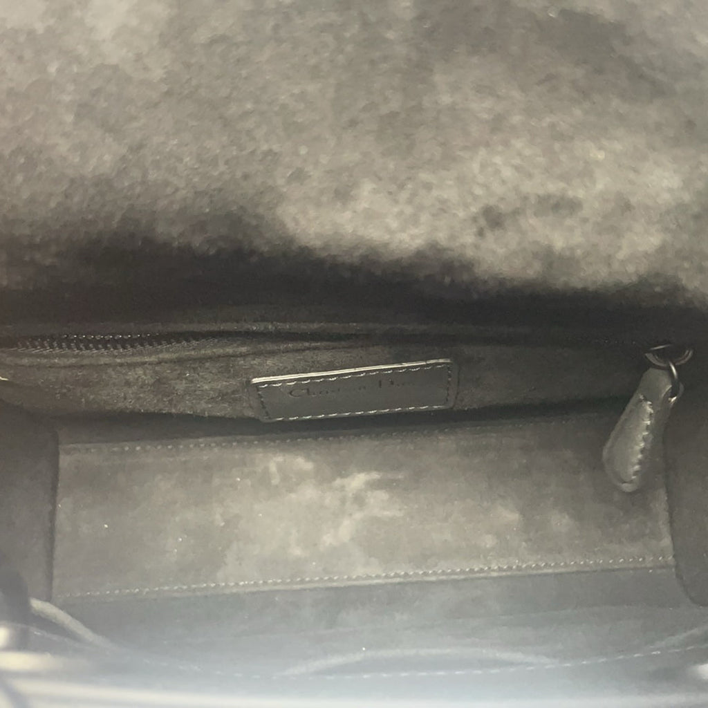Christian Dior Matte Black Small Lady Dior Bag 2021