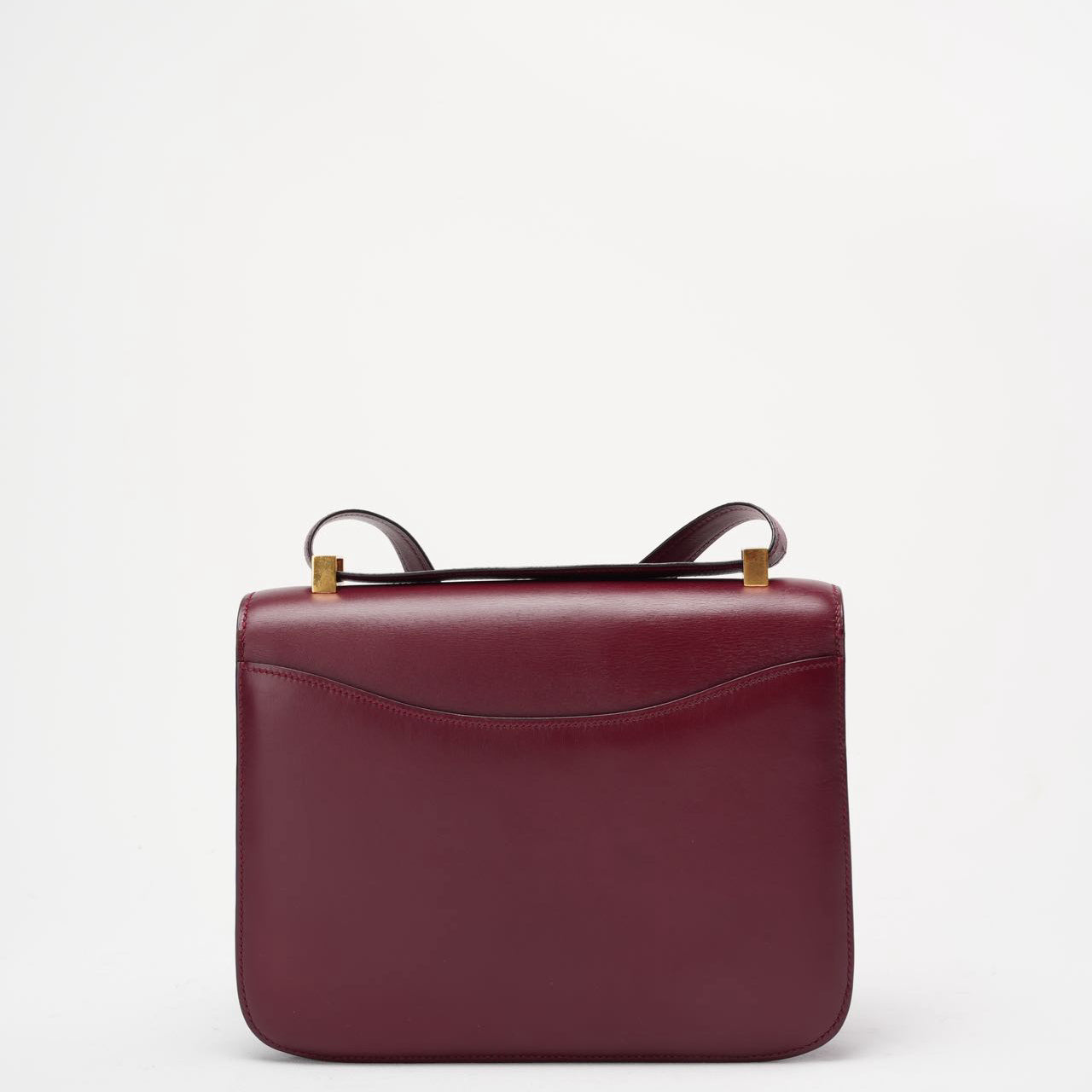 Hermes Vintage Constance 24 Burgundy Box 1980’s