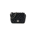 Chanel Square Mini Lambskin Black Bag